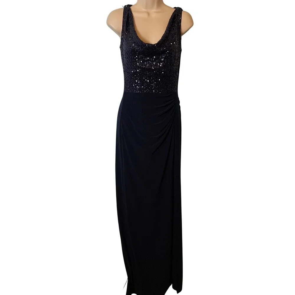 ralph lauren evening sequin dress Ralph Lauren Collection Crystal Embellished Evening Gown Size 4